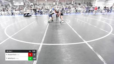 160 lbs Rr Rnd 1 - Yiannis Rosenthal, Blue Chews vs Tyler Whitford, Triumph Gold