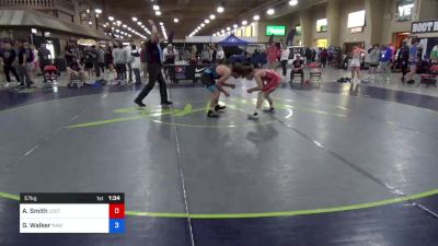 57 kg Cons 16 #2 - Ayden Smith, Lost Boys Wrestling Club vs Gage Walker, Raw Wrestling Club