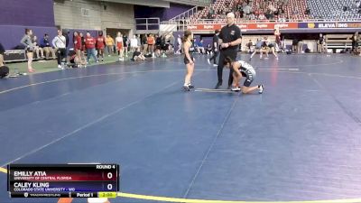 101 lbs Round 4 - Emilly Atia, University Of Central Florida vs Caley Kling, Colorado State University - Wo