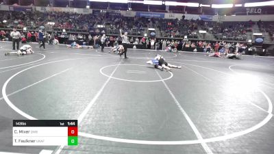 143 lbs Round Of 16 - Cale Mixer, QWB vs Tanner Faulkner, Unaffiliated