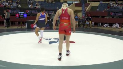 76 lbs Champ. Round 1 - Brooklyn Hays, Minnesota Gold Wrestling Club vs Brianna Seixas, Dubuque RTC