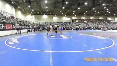 170 lbs Consi Of 16 #1 - Andrew Singelyn, South Tahoe High School vs EZRA GONZALEZ, Tulare Titans Wrestling Club