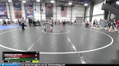 52 lbs Rd# 10- 4:00pm Saturday Final Pool - Jacobi Burkett, PA Gold vs Spencer Mattson, Dynasty Deathrow