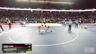 II-124 lbs Champ. Round 2 - Landyn Shaffer, Deposit/Hancock vs Owen Clark, Lansing