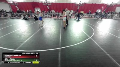 132 lbs Semifinal - Ben Logan, Watertown Wrestling Club vs Ethan Albarran, Wisconsin