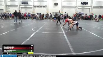126 lbs Round 3 (10 Team) - Tyler Chappel, Gladiators vs Tyler Clark, All American