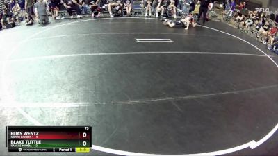 75 lbs Round 2 (4 Team) - Blake Tuttle, Kansas Mamba vs Elias Wentz, North Dakota 1