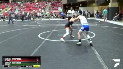 80 lbs Quarterfinal - Collin Johnson, Winfield vs Kyson Campbell, Victory