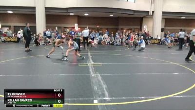 90 lbs Round 1 (6 Team) - Ty Bowser, Untouchables vs Kellan Gavazzi, Ares