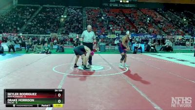 2A 138 lbs Cons. Round 2 - Skyler Rodriguez, New Plymouth vs Drake Morrison, Malad