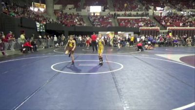 65 lbs 3rd Place Match - Briar Willson, Miles City Wrestling Club vs Hayden Robinson, Thermopolis Wrestling Club