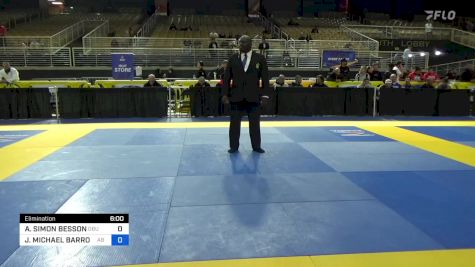 AREN SIMON BESSON vs JOHNATHAN MICHAEL BARROW 2024 Pan Jiu Jitsu IBJJF Championship