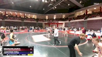 112 lbs Semifinal - Brooklynn Church, Broken Arrow Wrestling Club vs Constance O`Dell, Perry Girls Wrestling Club