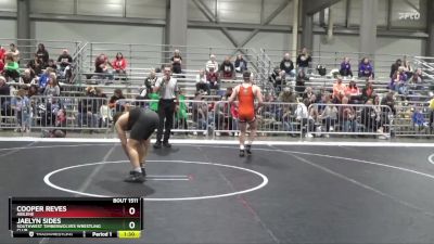 190 lbs Semifinal - Cooper Reves, Abilene vs Jaelyn Sides, Southwest Timberwolves Wrestling Club