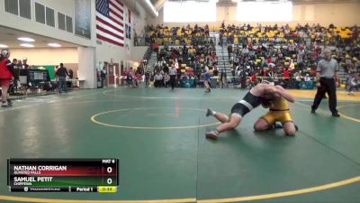 190 lbs Cons. Round 3 - Samuel Petit, CHIPPEWA vs Nathan Corrigan, OLMSTED FALLS