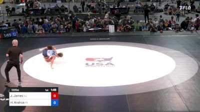 132 lbs Quarters - Jayden James, New Jersey vs Hayden Andrus, Pennsylvania