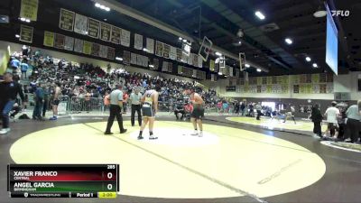 285 lbs Champ. Round 2 - Xavier Franco, Central vs Angel Garcia, Birmingham