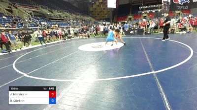 138 lbs Cons 64 #2 - Joaquin Moralez, Arkansas vs Riley Clark, Minnesota