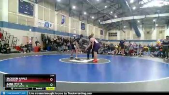 275 lbs Semis (4 Team) - Zane White, Bloomington South vs Jackson Apple, Noblesville