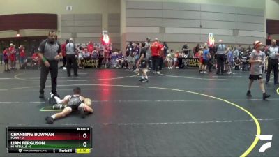 67 lbs Quarterfinals (8 Team) - Channing Bowman, POWA vs Liam Ferguson, Mi Pitbulls