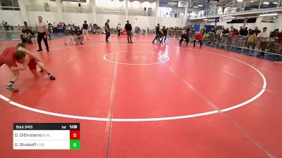 86 lbs Semifinal - Dominic DiGirolamo, Burlington vs George Strokoff, Essex Junction VT