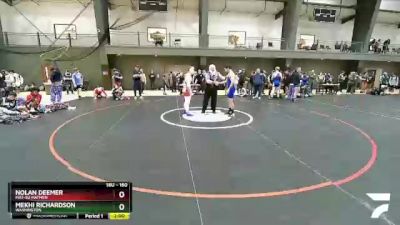 160 lbs Cons. Round 1 - Nolan Deemer, Mat-Su Matmen vs Mekhi Richardson, Washington