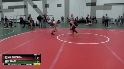 108 lbs Quarterfinal - D`Mari Campbell, FIRE vs Colt Clark, MVIL