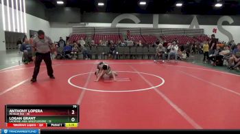 70 lbs Round 2 (8 Team) - Anthony Lopera, M2 Blue (NJ) vs Logan Grant, LaCrosse Area Wrestlers(WI)