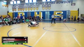 160 lbs Quarterfinals (8 Team) - Austin Howard, Suwannee vs John Fernandez, Episcopal Of Jacksonville