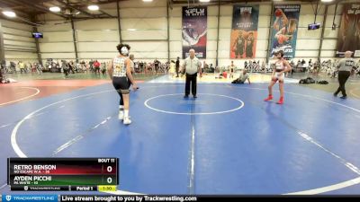 92 lbs Rd# 6- 9:00am Saturday Final Pool - Retro Benson, No Escape W.A. vs Ayden Picchi, PA White