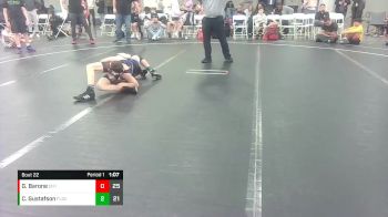 84 lbs Round 6 (8 Team) - Case Gustafson, Florida Scorpions vs Giovanni Barone, Diamond Fish