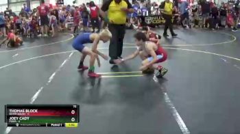 72 lbs Round 3 (6 Team) - Joey Cady, POWA vs Thomas Block, Death Squad