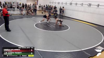 132 lbs Cons. Round 4 - Luie Acosta-Tackett, Massa Maniacs vs Angelo Villarreal, Blood Rounds