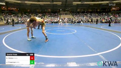 119 lbs Quarterfinal - Kylan Ooton, Prodigy Elite vs Javon Freeman, Bristow Youth Wrestling