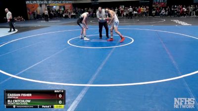 145 lbs Champ. Round 1 - Eli Critchlow, Valdez High School vs Cassian Fisher, Kwethluk