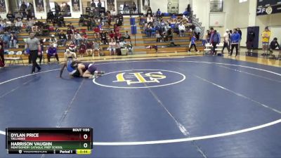 134 lbs Cons. Round 2 - Harrison Vaughn, Montgomery Catholic Prep School vs Dylan Price, Tallassee