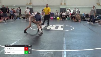 108 lbs Semifinal - Jack Jastal, Ohio Gold 14K vs Carter Kinard, Rebellion