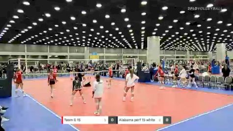 Team D 15 vs Alabama perf 15 white - 2022 JVA World Challenge presented by Nike - Expo Only