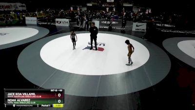 49 lbs Semifinal - Noah Alvarez, Total Kaos Wrestling Club vs Jace Koa Villamil, Socal Grappling Wrestling Club