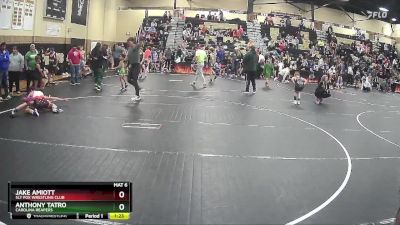 115/122 Round 2 - Jake Amiott, Sly Fox Wrestling Club vs Anthony Tatro, Carolina Reapers