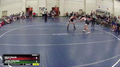 160 lbs Round 4 (6 Team) - Cruz Paulin, Idaho vs James Scruggs, Indiana Blue