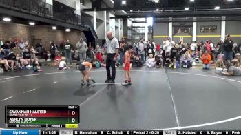 46 lbs Round 3 (4 Team) - Savannah Halsted, Grand View WC vs Ashlyn Boyer, Missouri Black