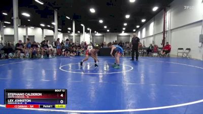 83 lbs Round 3 (8 Team) - Stephano Calderon, South Carolina vs Lex Johnston, Missouri Blue