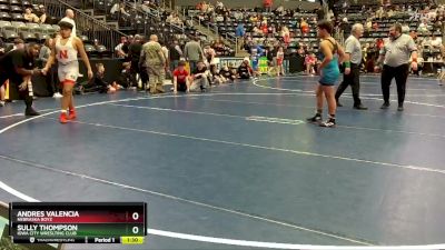 Semifinal - Sully Thompson, Iowa City Wreslting Club vs Andres Valencia, Nebraska Boyz