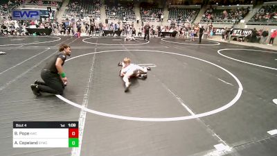 84 lbs Quarterfinal - Bryson Pope, Keystone Wrestling Club vs Asher Copeland, Springdale Youth Wrestling