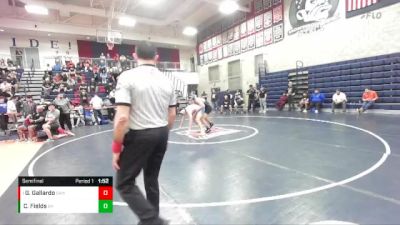 150 lbs Semifinal - Gabriel Gallardo, Sahuarita vs Cooper Fields, Granite Hills