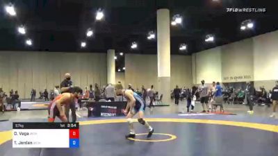 57 kg Prelims - Danny Vega, Jackrabbit Wrestling Club vs Tanner Jordan, Jackrabbit Wrestling Club