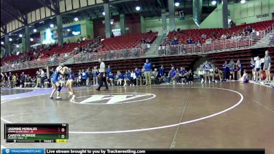 110 lbs Round 3 (8 Team) - Jasmine Morales, Grand Island Girls vs Carsyn McBride, Kearney Girls