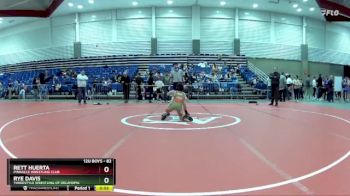 82 lbs Cons. Round 5 - Rett Huerta, Pinnacle Wrestling Club vs Rye Davis, Threestyle Wrestling Of Oklahoma