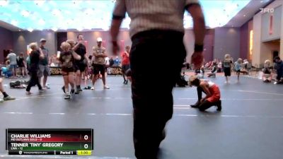 66 lbs Semis & 1st Wrestleback (8 Team) - Charlie Williams, MO Outlaws Gold vs Tenner `Tiny` Gregory, LWA